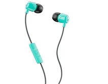 Наушники Skullcandy JIB IN-EAR W/MIC, черно-бирюзовые